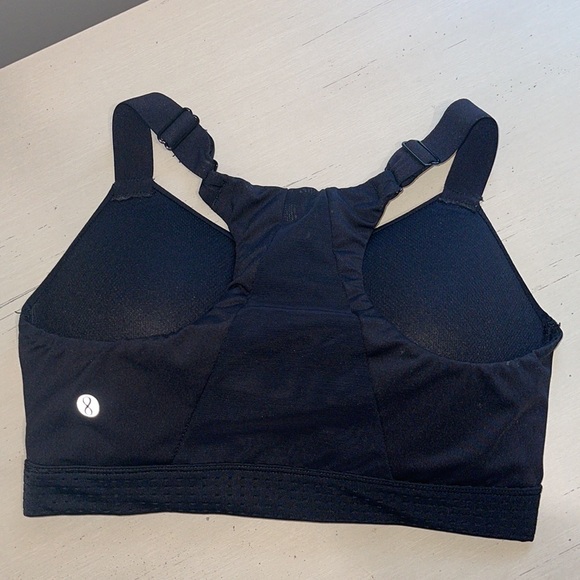 Layer 8 Women's Maximum Support Zip Front Sports Bra racerback - Picture 2 of 16